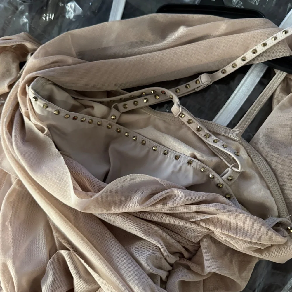 Weissman Asymmetric Draped Leotard